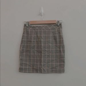 Plaid skirt